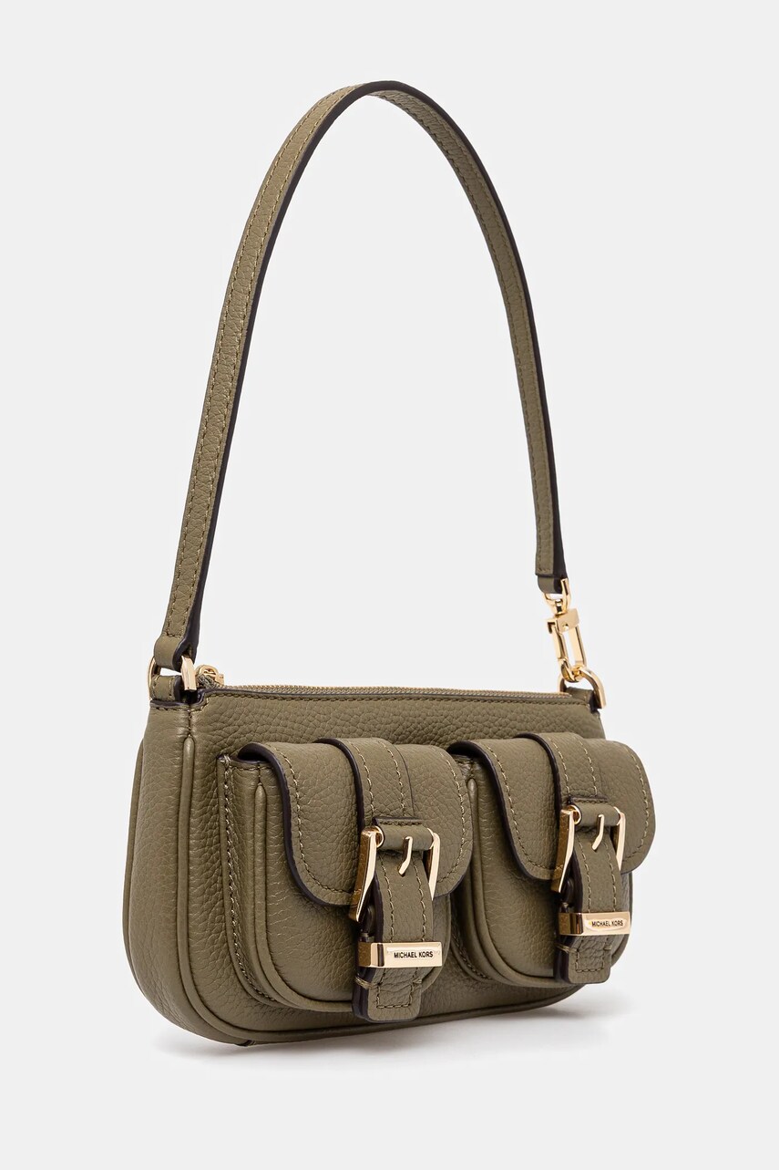 Шкіряна сумочка MICHAEL Michael Kors колір зелений 32S5GZCU1L