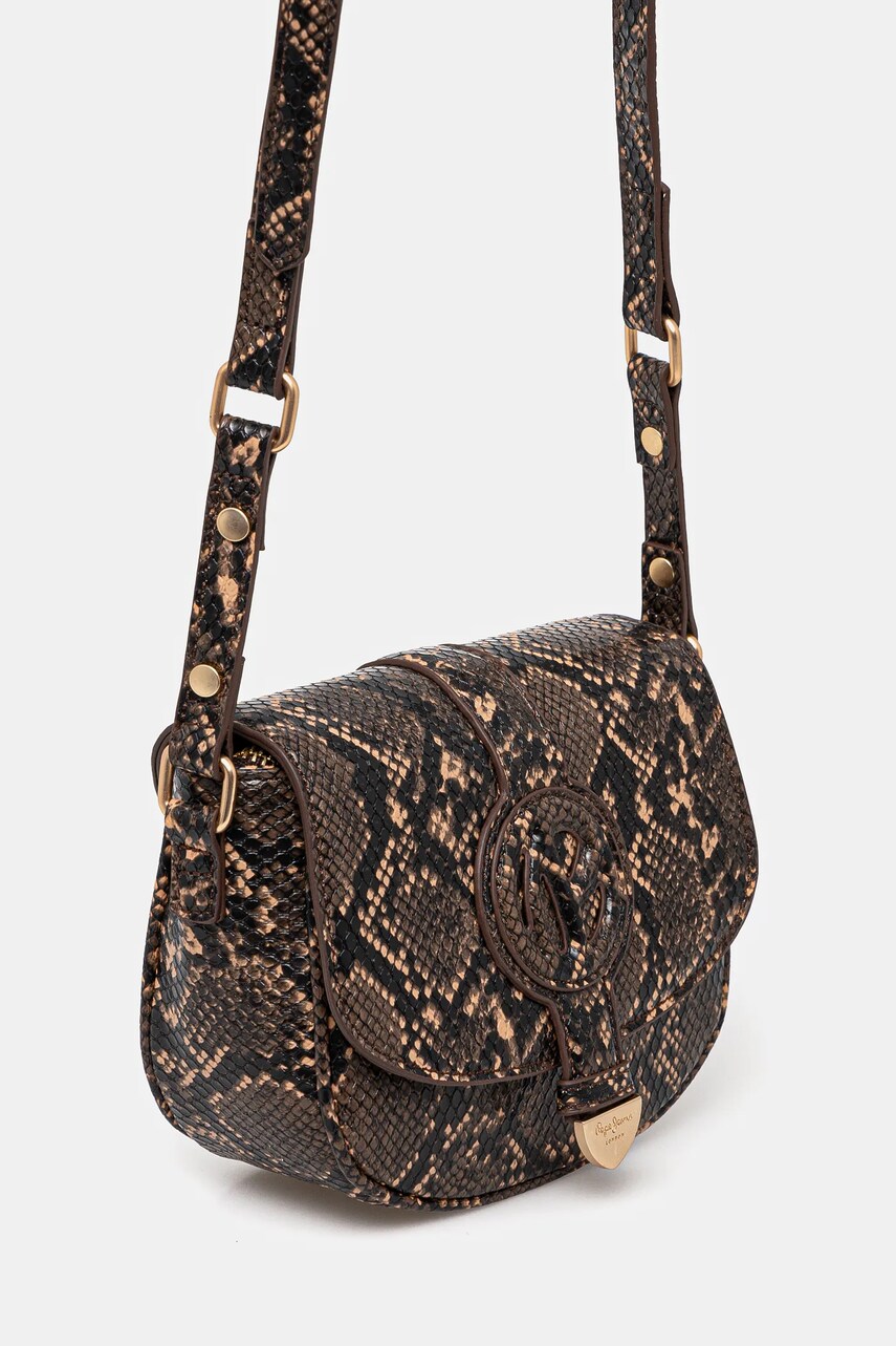 Сумочка Pepe Jeans CRISSY SNAKE колір коричневий PL031644