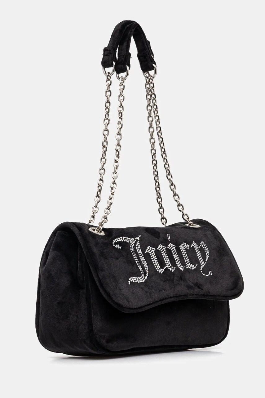Велюрова сумочка Juicy Couture Kimberly колір чорний BEJQL8762WPO