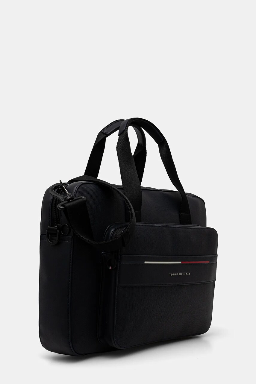 Сумка для ноутбука Tommy Hilfiger колір синій AM0AM13198
