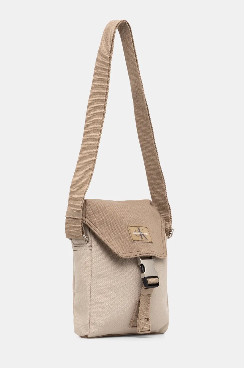 Сумка Calvin Klein Jeans колір бежевий LV04G3025G