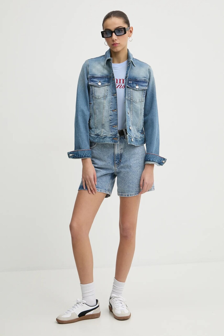 Бавовняна футболка Tommy Jeans жіноча  DW0DW19447