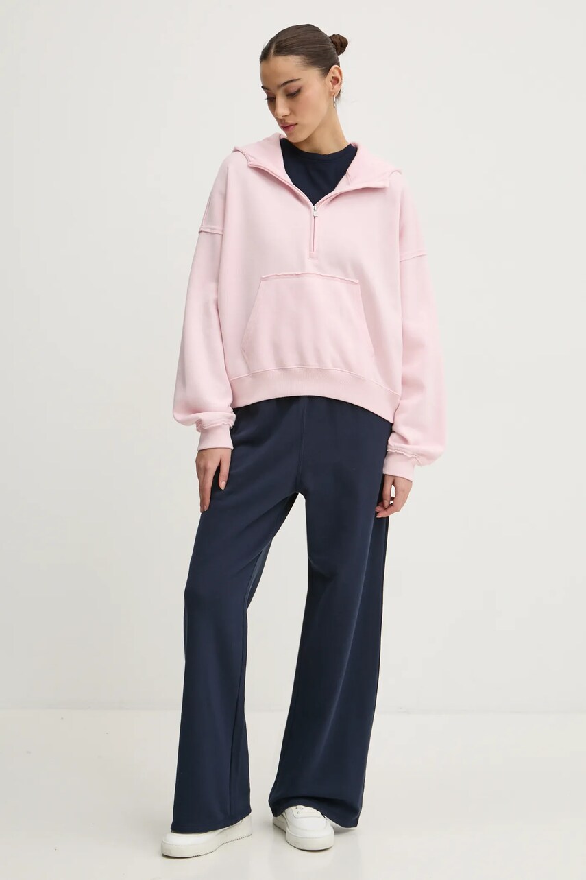 Бавовняна футболка Tommy Jeans жіноча колір синій DW0DW20459