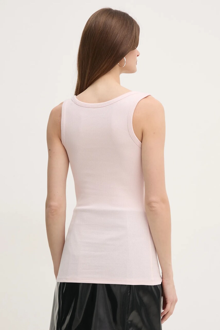 Топ Guess CHENILLE жіночий колір рожевий W5RP03 KA0H1