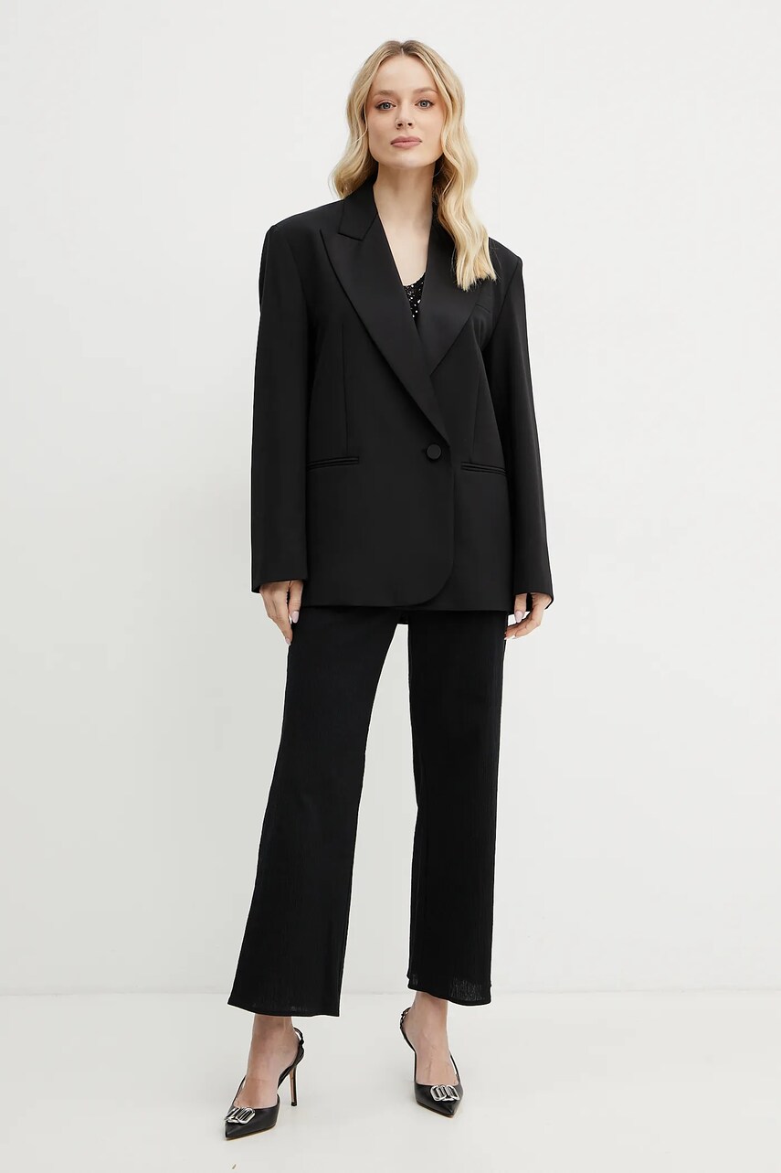 Топ Weekend Max Mara жіночі колір чорний 2515361131600