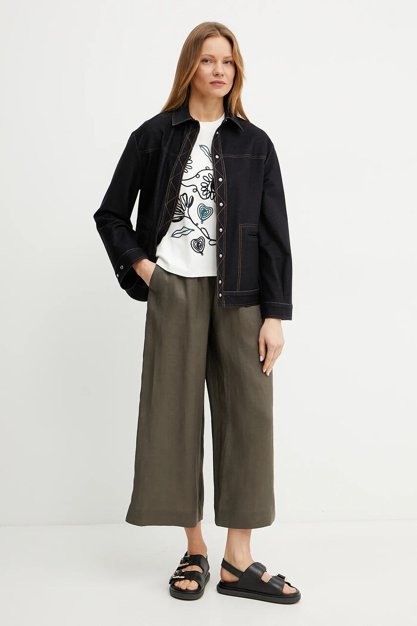 Бавовняна футболка Weekend Max Mara жіноча колір білий 2515941052600