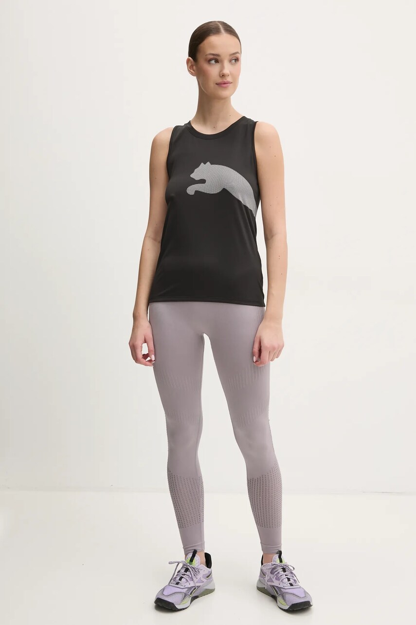 Топ для тренувань Puma Train All Day Big Logo колір чорний 526672