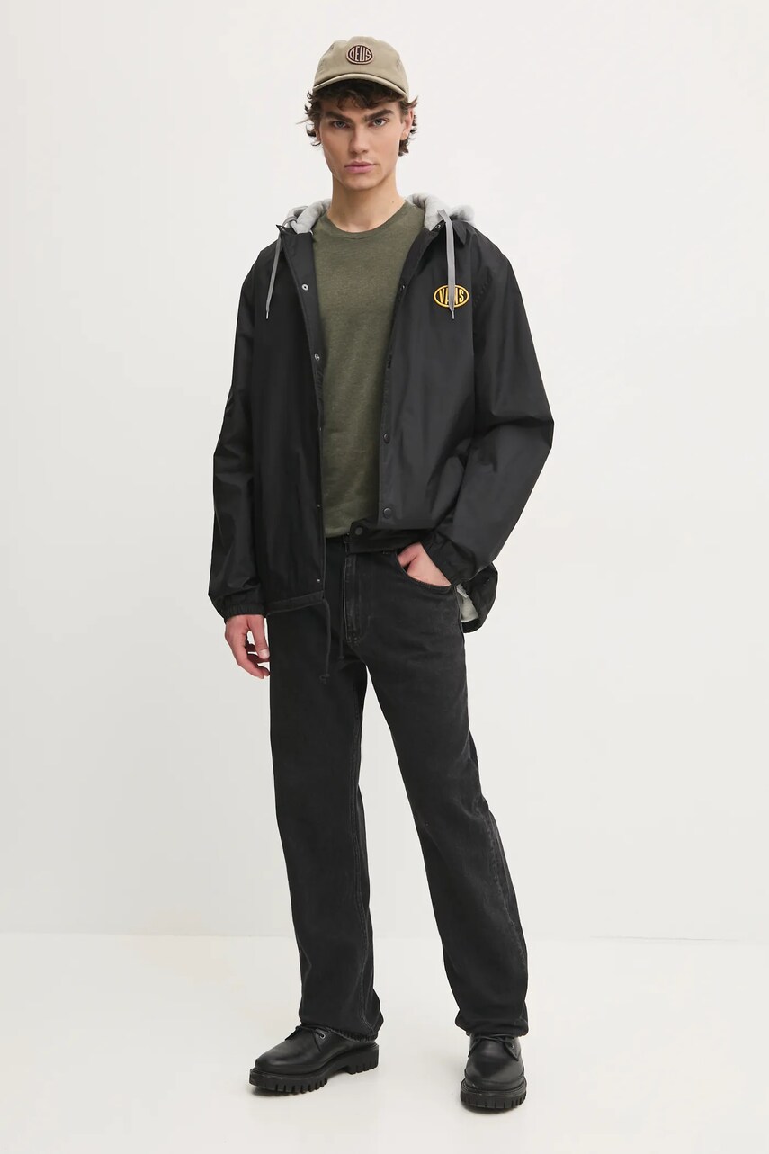 Футболка Tommy Jeans чоловіча колір зелений однотонна DM0DM20363