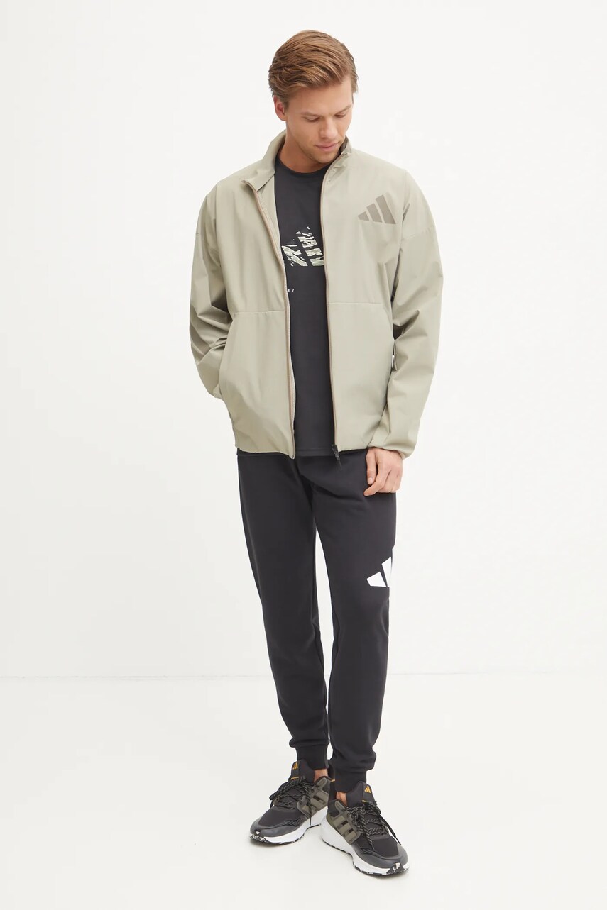 Тренувальна футболка adidas Performance Box Logo колір чорний з принтом JD8231