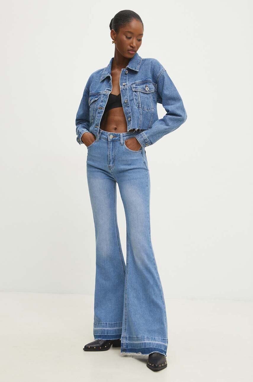 Джинсова куртка Answear Lab жіноча перехідна oversize