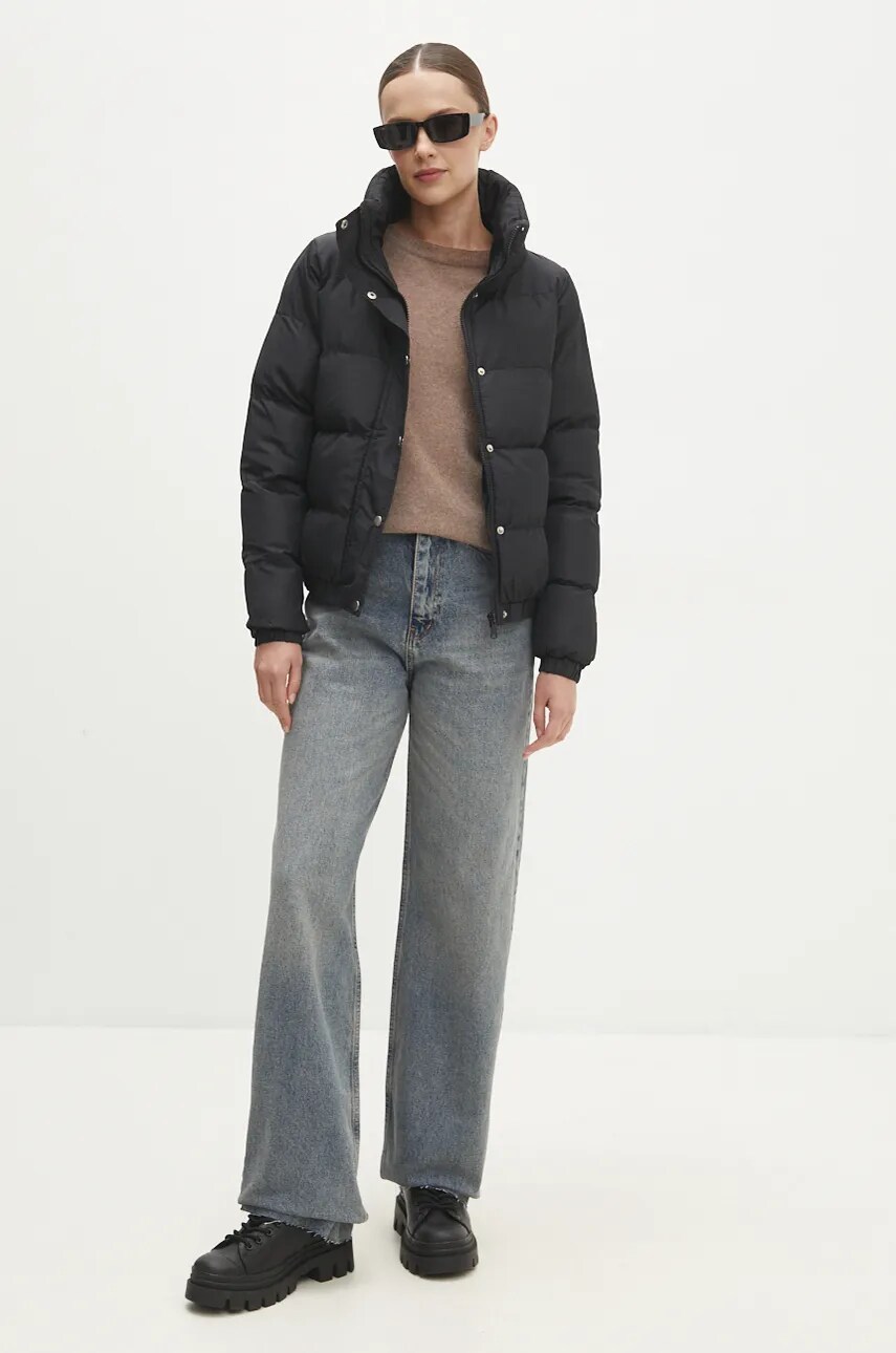 Куртка Answear Lab жіноча колір чорний зимова oversize