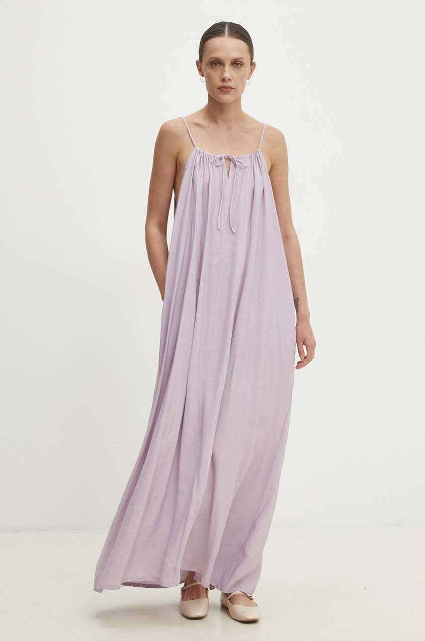 Сукня Answear Lab колір фіолетовий maxi oversize