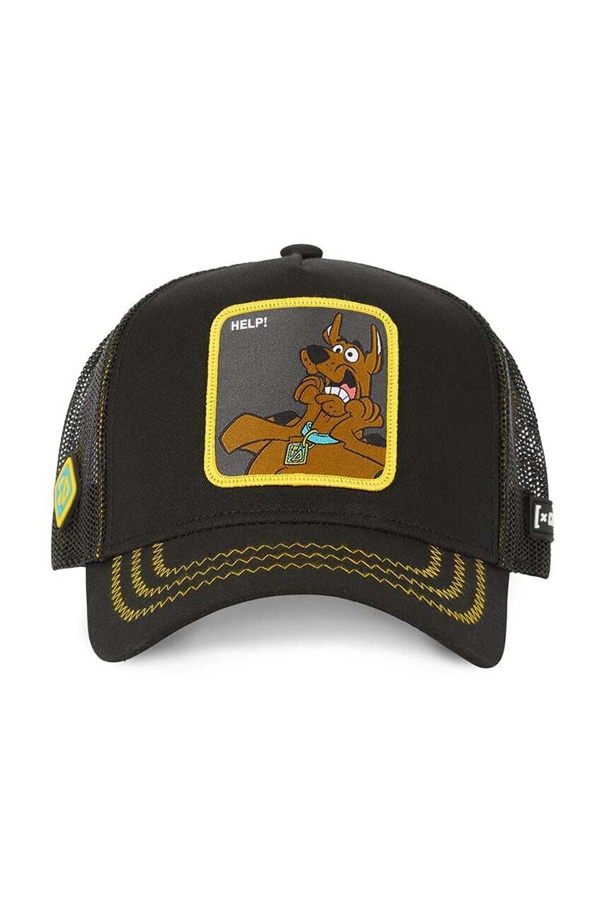 Кепка Capslab SCOOBY колір чорний з аплікацією