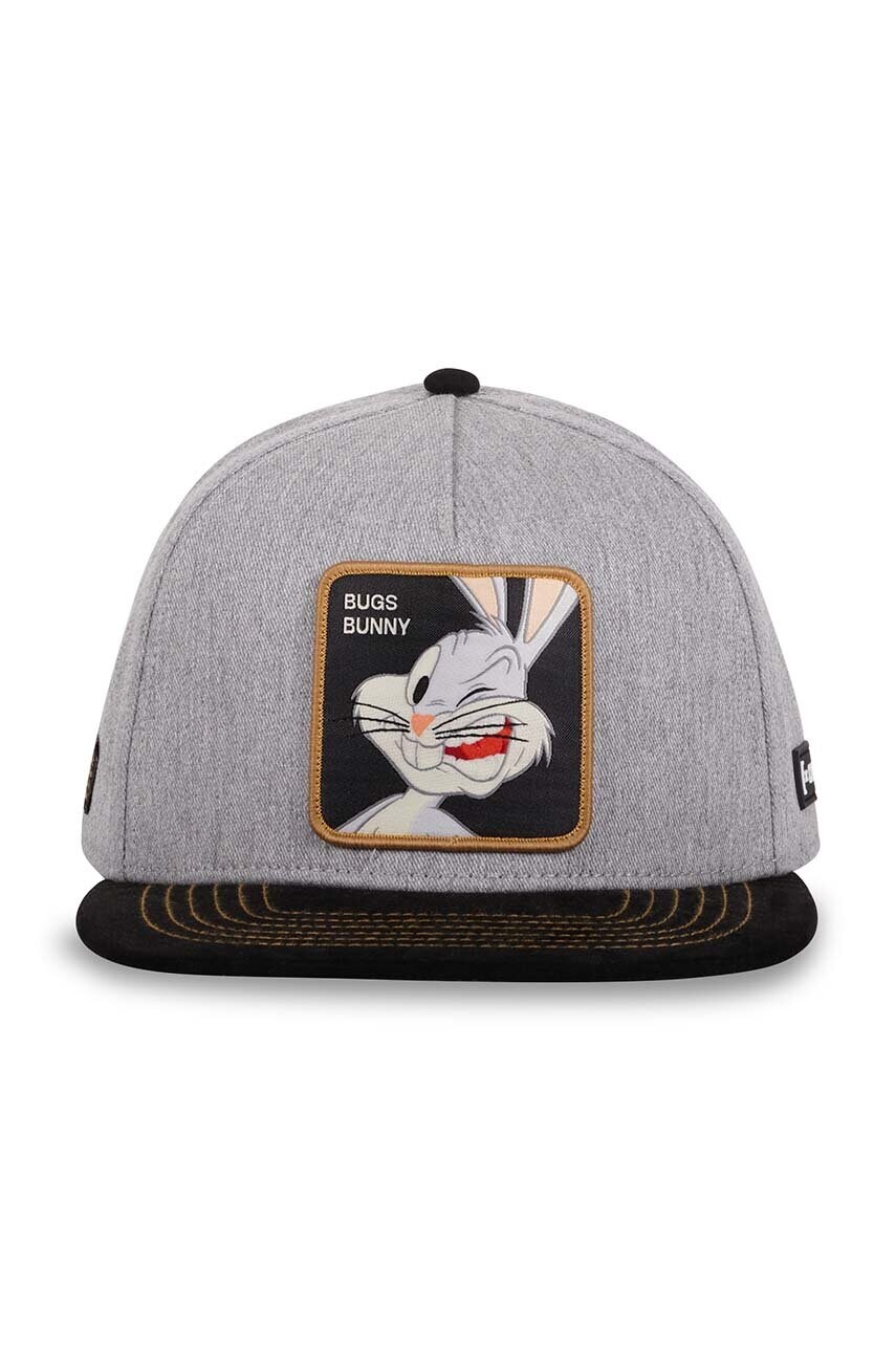 Кепка Capslab x Looney Tunes колір сірий з аплікацією CL/LOO10/1/CF/BUG